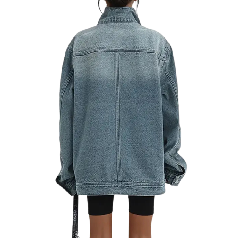 Sarah asymmetric button jacket