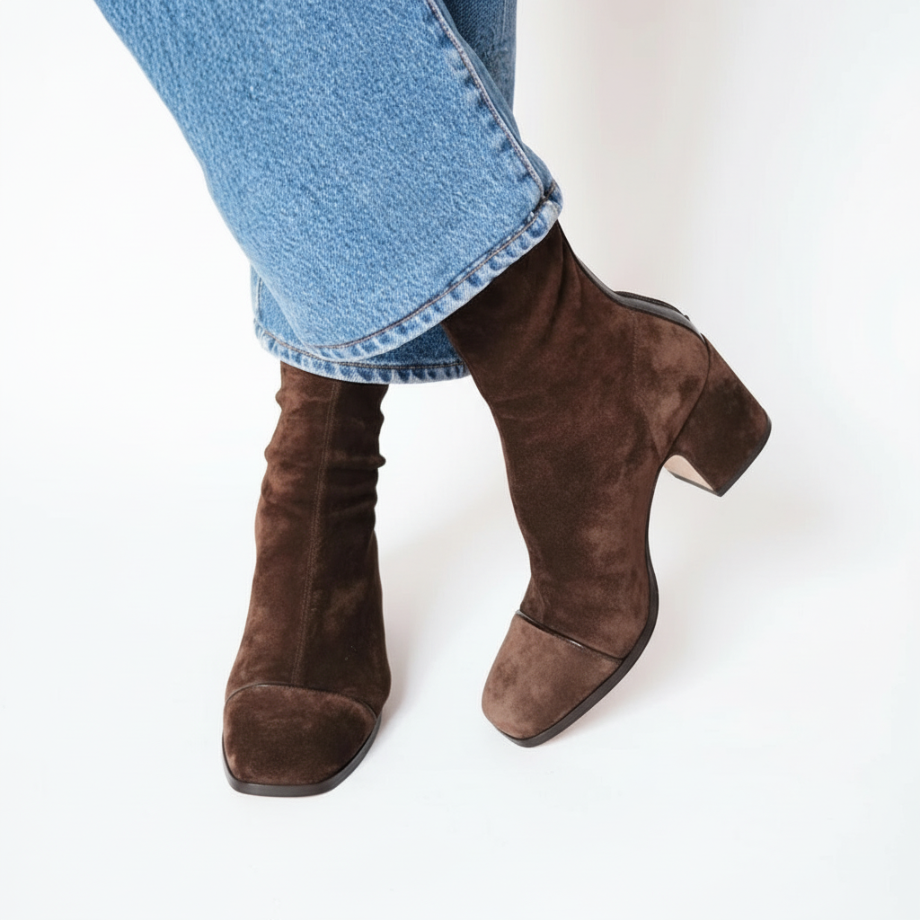 Ramona™ | Elegant Suede Ankle Boot