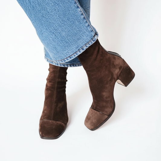Ramona™ | Elegant Suede Ankle Boot