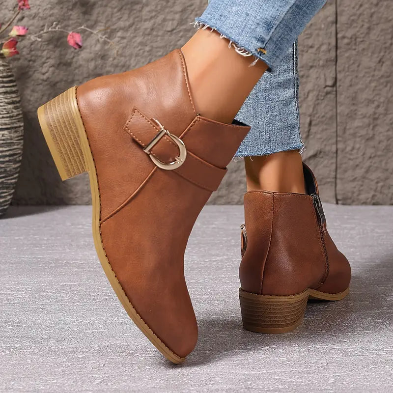 Josephine™ | Buckle Comfort Ankle Boot