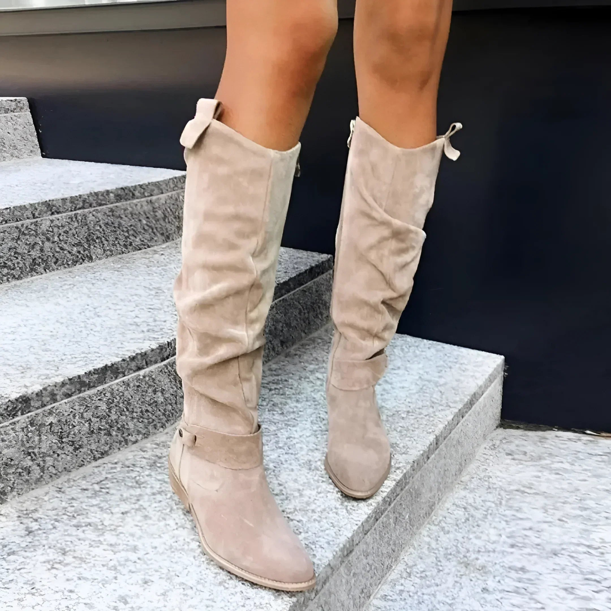 Ellen™ | Knee-High Suede Boot