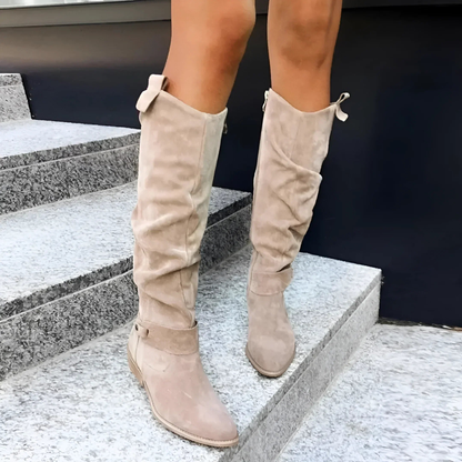 Ellen™ | Knee-High Suede Boot