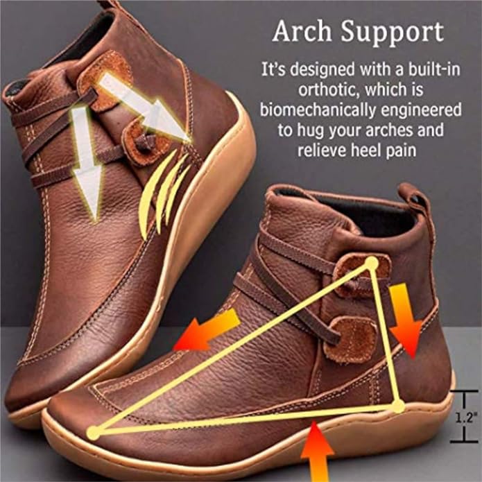 Marlowe™ | Vegan Leather Orthopedic Boot