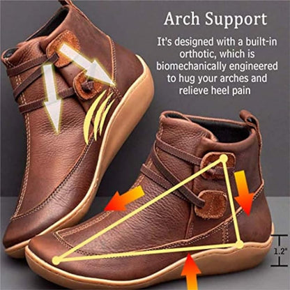 Marlowe™ | Vegan Leather Orthopedic Boot