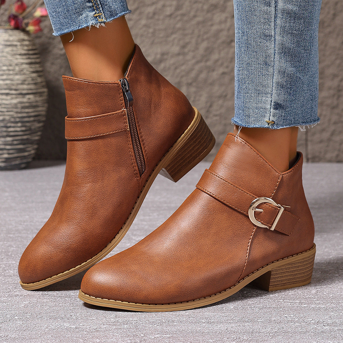 Josephine™ | Buckle Comfort Ankle Boot
