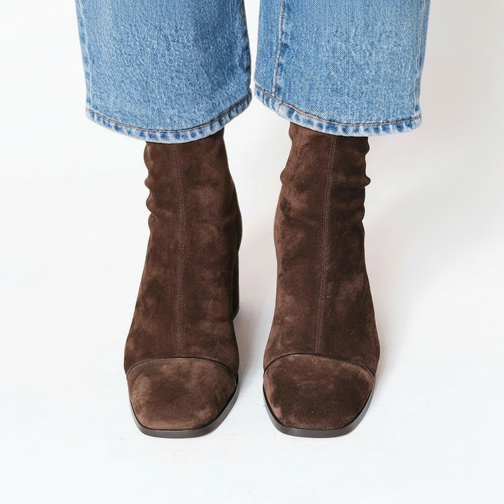 Ramona™ | Elegant Suede Ankle Boot