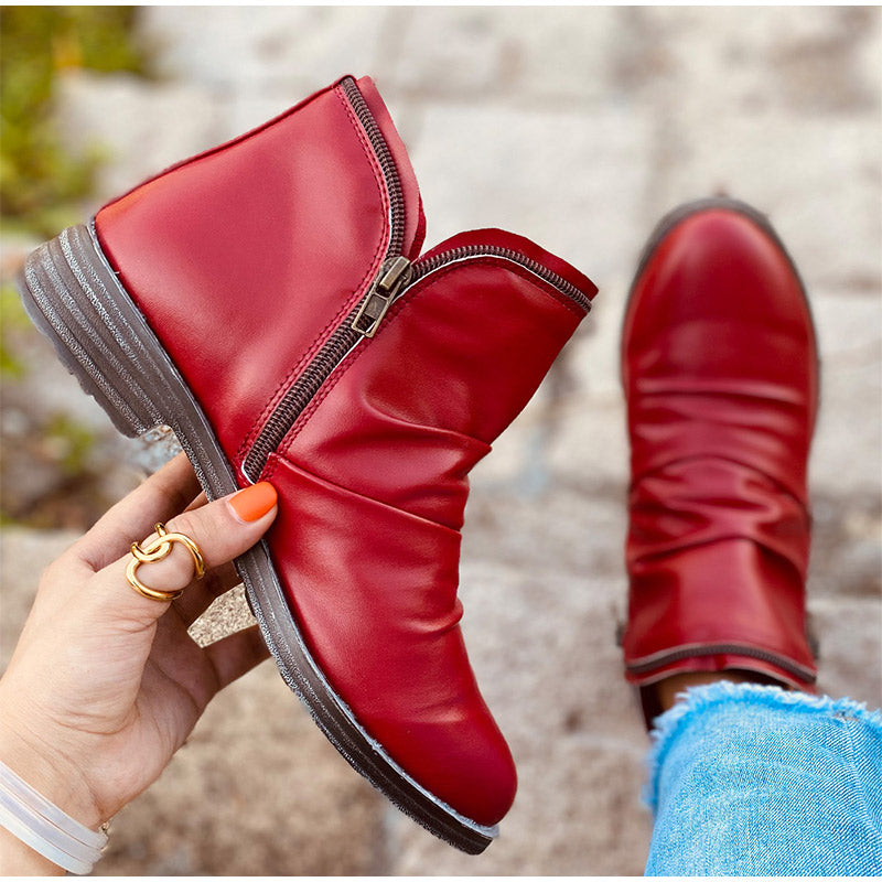 Rhonda™ | Waterproof Zip Ankle Boot