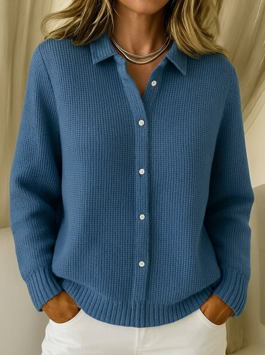Wanda textured button cardigan