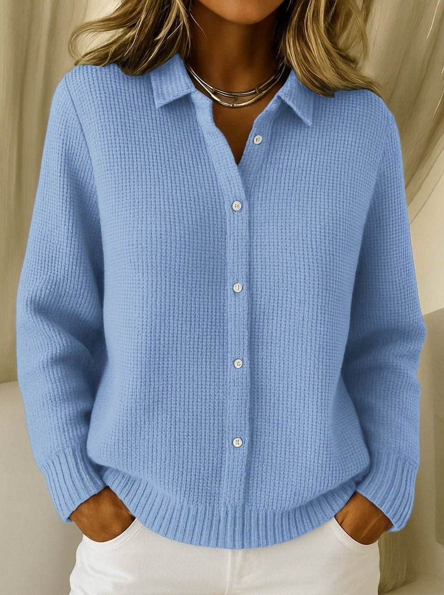 Wanda textured button cardigan
