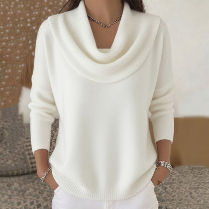 Doris cowl-neck sweater