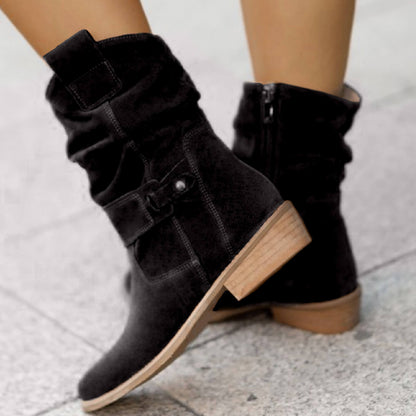 Nadine™ | Slouch Suede Boot