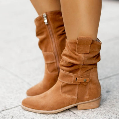 Nadine™ | Slouch Suede Boot
