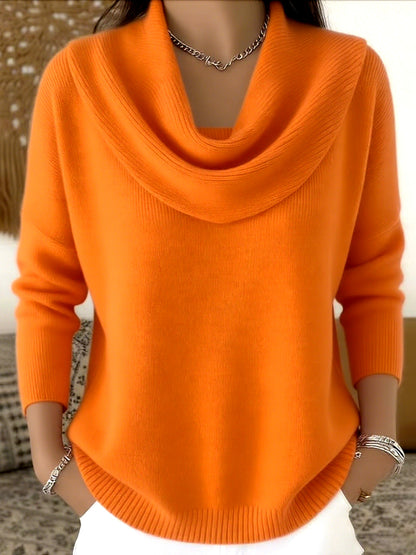 Doris cowl-neck sweater