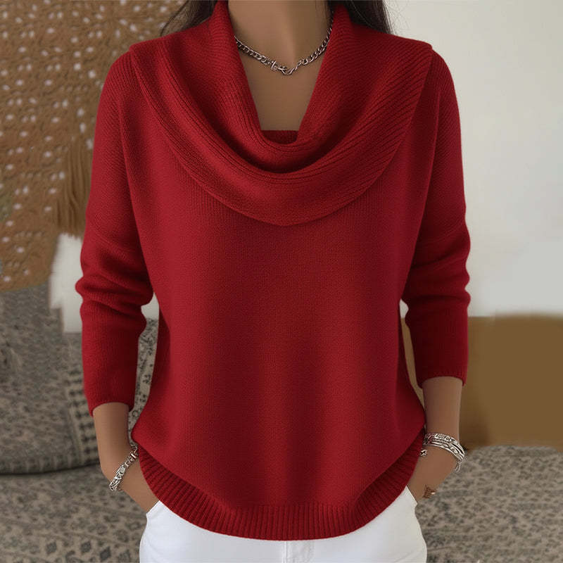 Doris cowl-neck sweater
