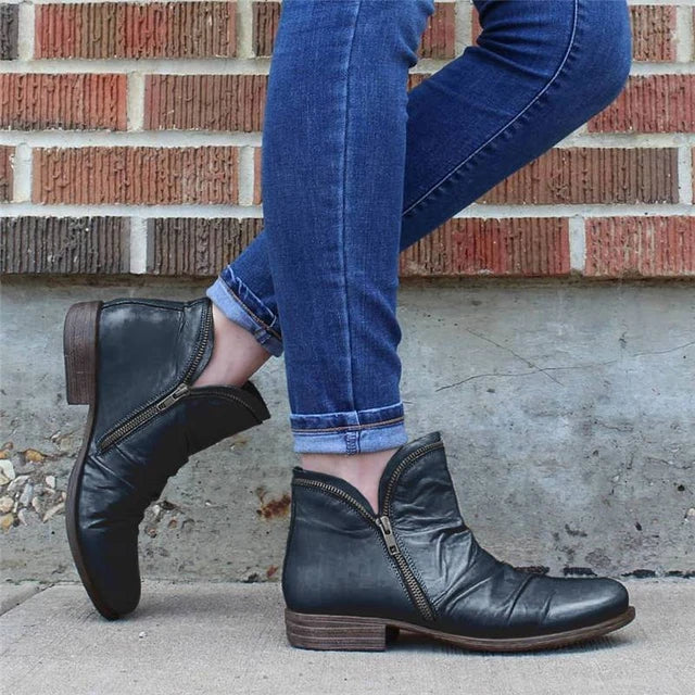 Rhonda™ | Waterproof Zip Ankle Boot
