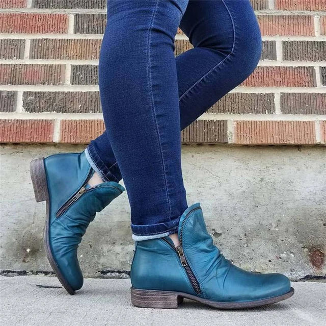 Rhonda™ | Waterproof Zip Ankle Boot
