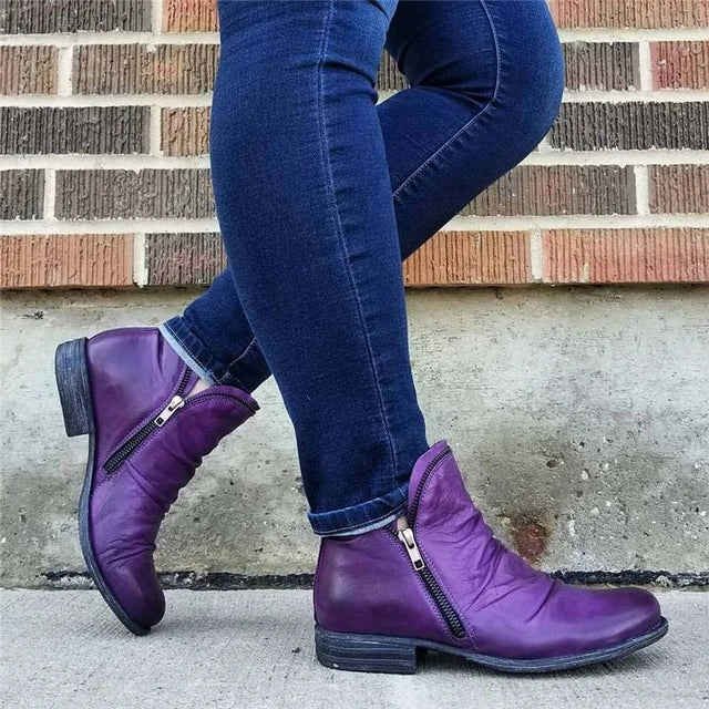 Rhonda™ | Waterproof Zip Ankle Boot