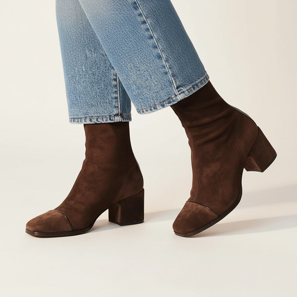 Ramona™ | Elegant Suede Ankle Boot