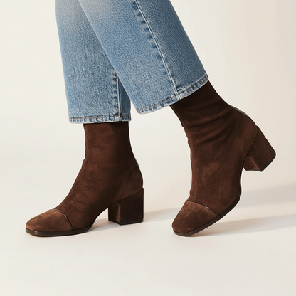 Ramona™ | Elegant Suede Ankle Boot