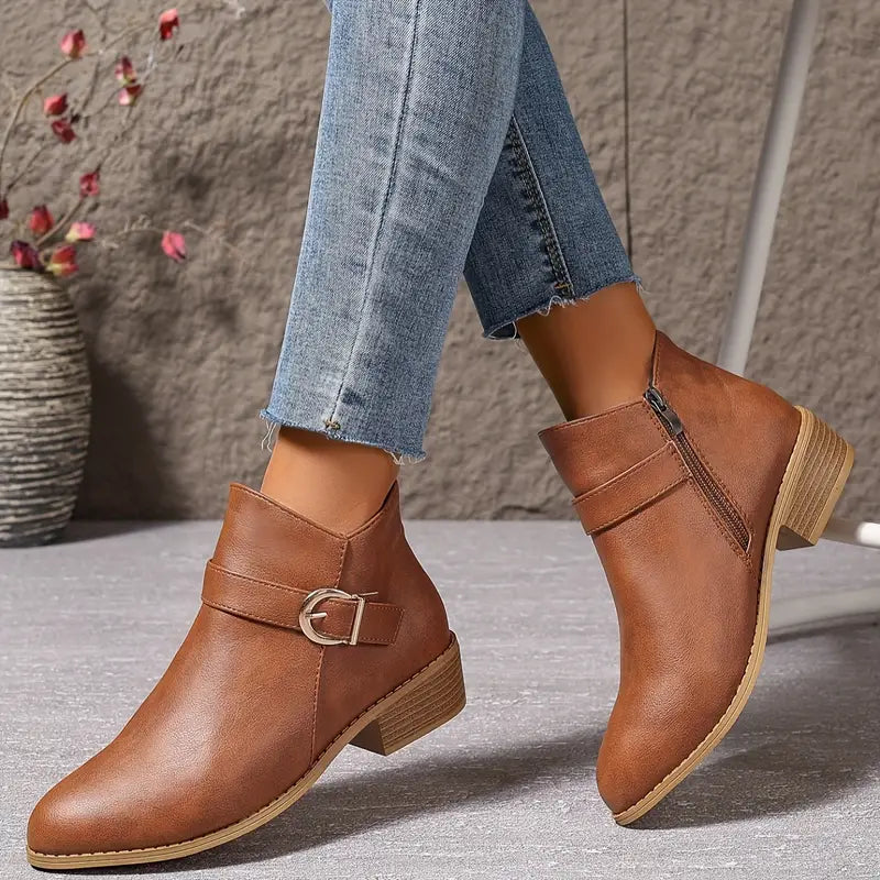 Josephine™ | Buckle Comfort Ankle Boot