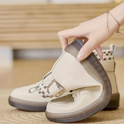 Rubylace™ | Buckle Strap Comfort Boot