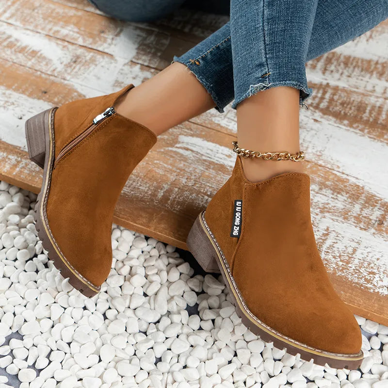 Beth™ | Thick Sole Ankle Boot