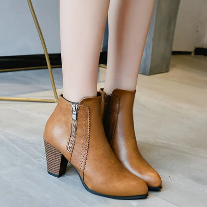 Amarisa™ | Soft Sole Chunky Heel Boot