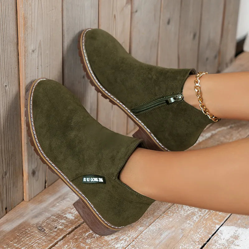 Beth™ | Thick Sole Ankle Boot
